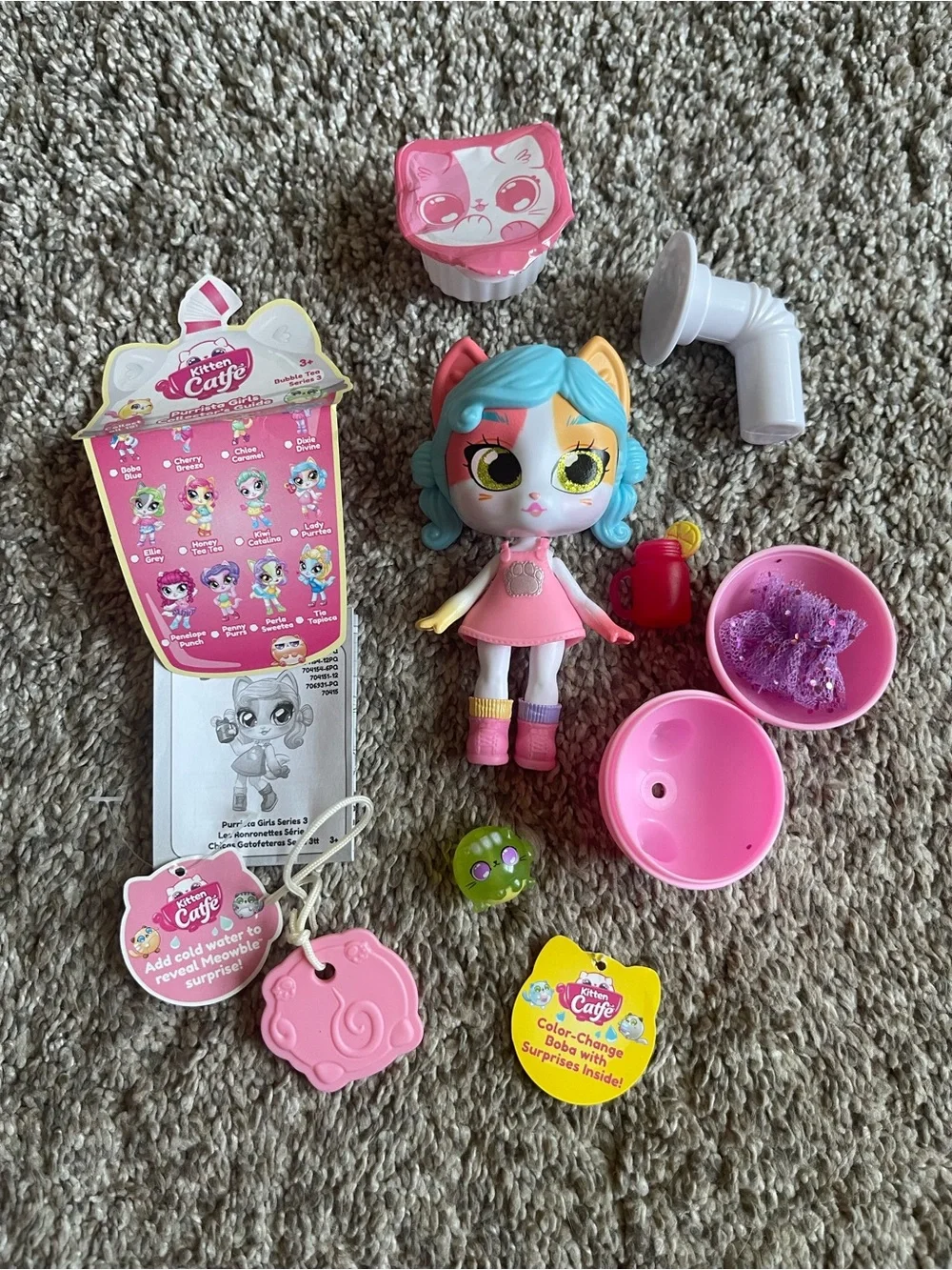 Kitten Catfe purrista girl lady Purrtea